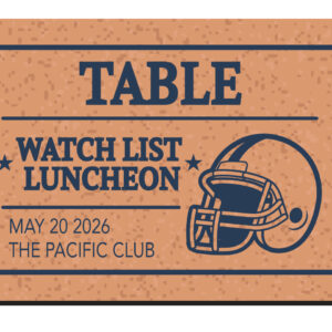 2026 Watch List Luncheon Table